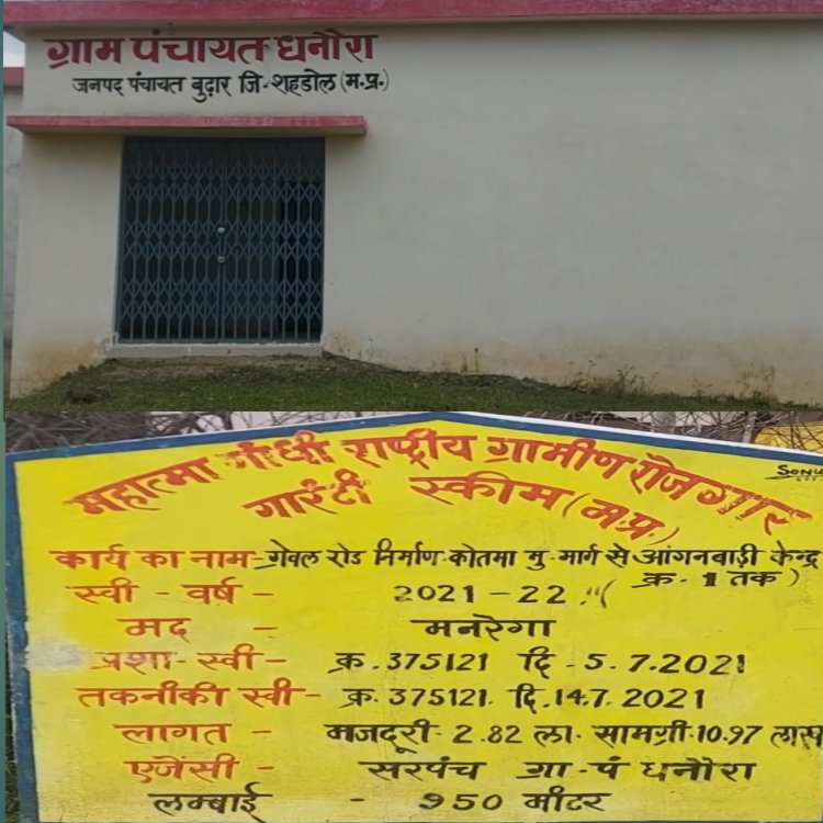 *सरपंच व उपसरपंच ने केशवाही मंडल अध्यक्ष पर लगाए ग्रेवल रोड निर्माण कार्य में मनमानी के आरोप*